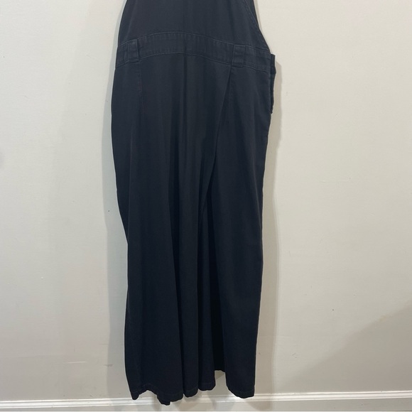 Neways Black 100% Cotton Modest Wide Leg Lagenlook Oversized Jumpsuit Size XXL - Picture 7 of 12